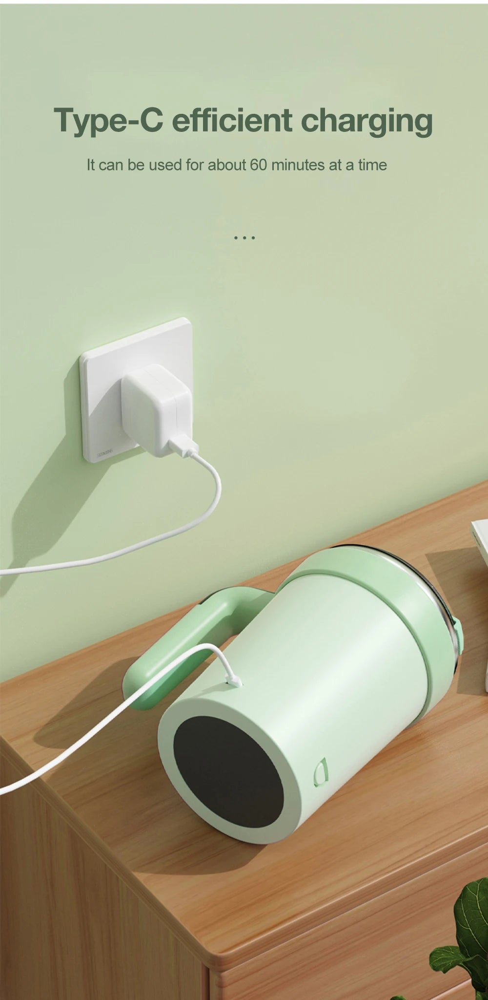 Automatic Self-Stirring Rechargeable Mug