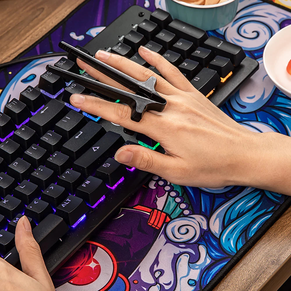 Finger Snack Chopsticks – No Mess Gaming & Reading Tool