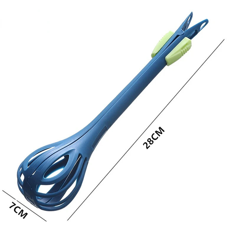 Multifunctional Egg Beater & Food Clip Whisk