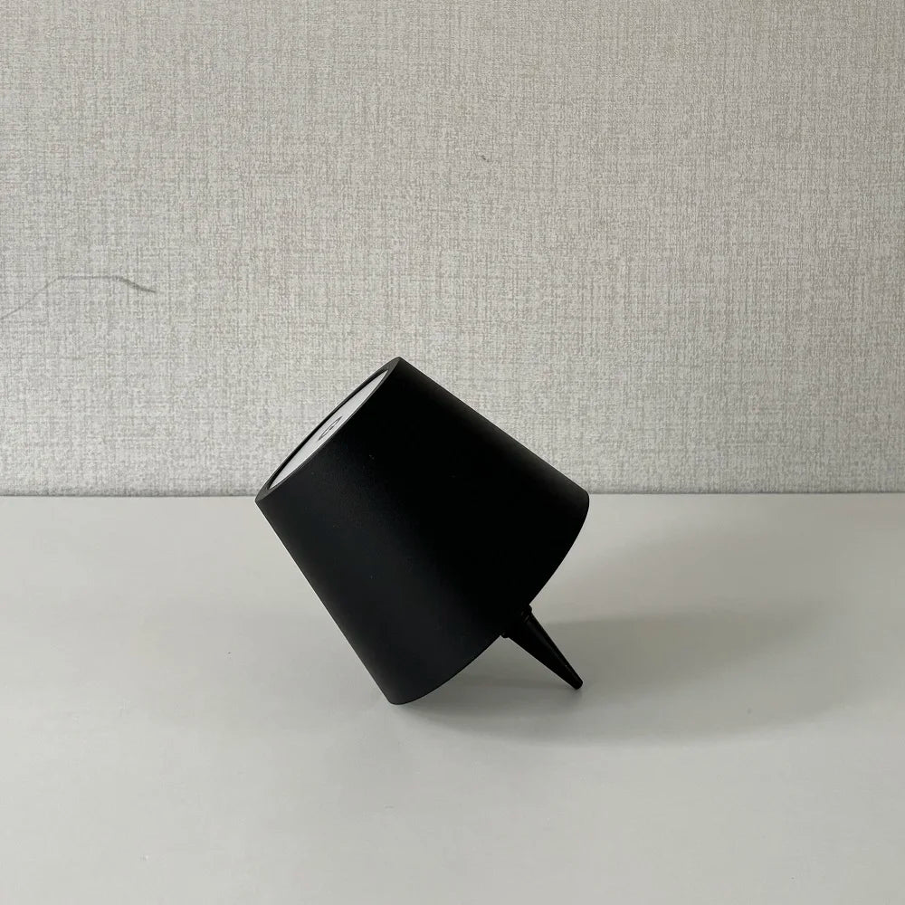 Touch-Control LED Ambient Bottle Lamp – Rechargeable Mood Light