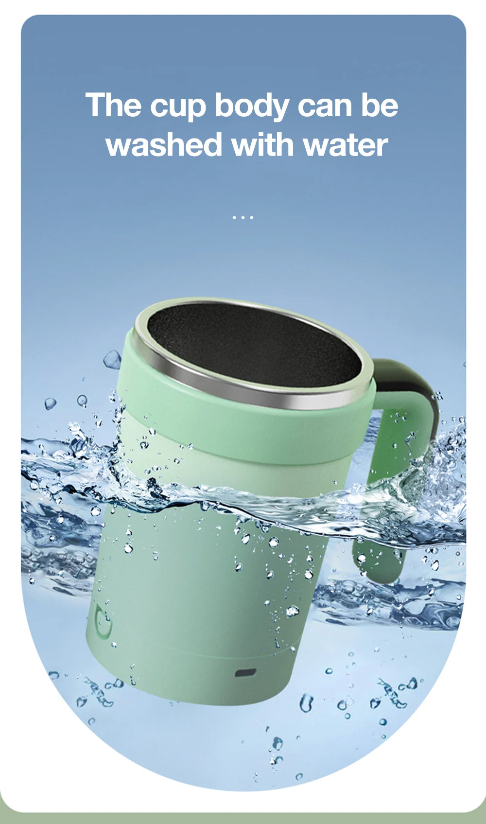 Automatic Self-Stirring Rechargeable Mug