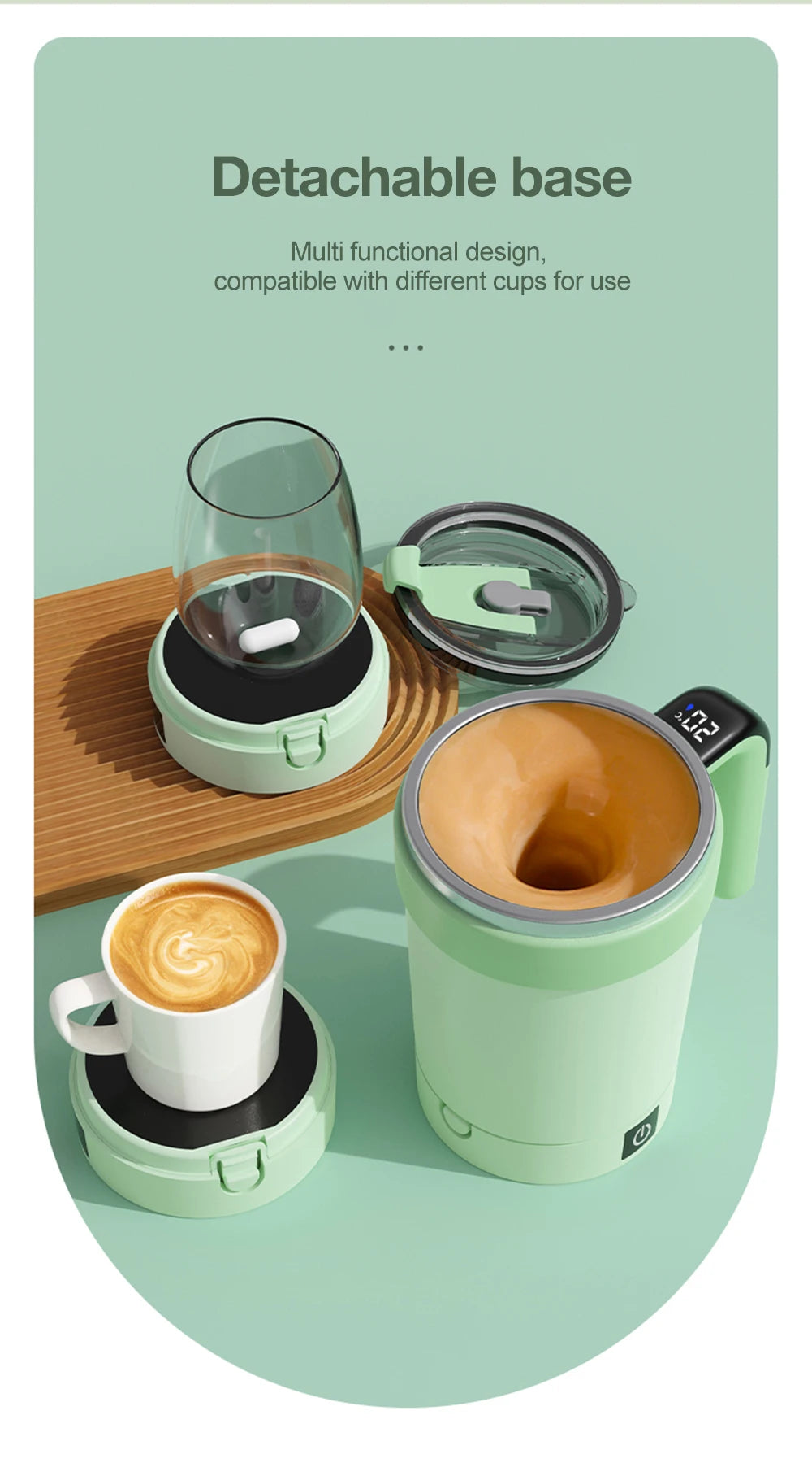 Automatic Self-Stirring Rechargeable Mug