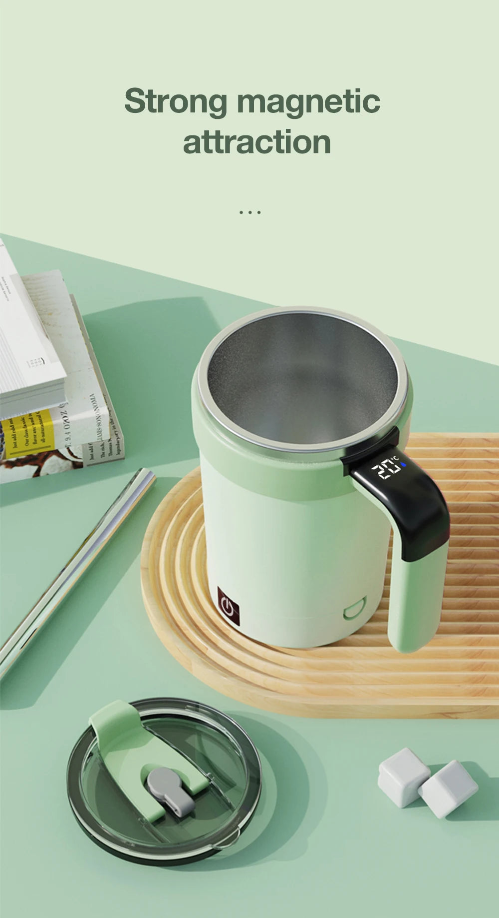 Automatic Self-Stirring Rechargeable Mug