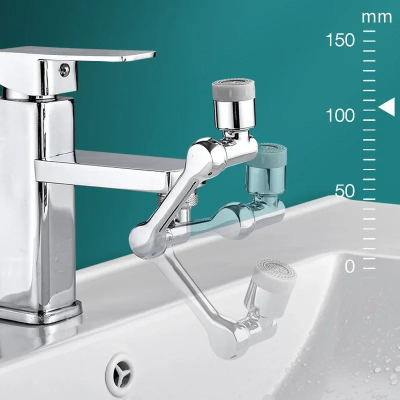 1080° Rotating Faucet Extender – Universal Splash-Free Aerator