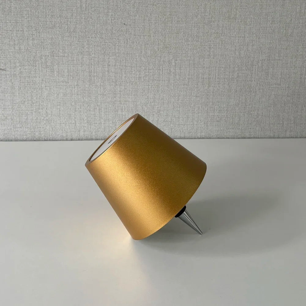 Touch-Control LED Ambient Bottle Lamp – Rechargeable Mood Light