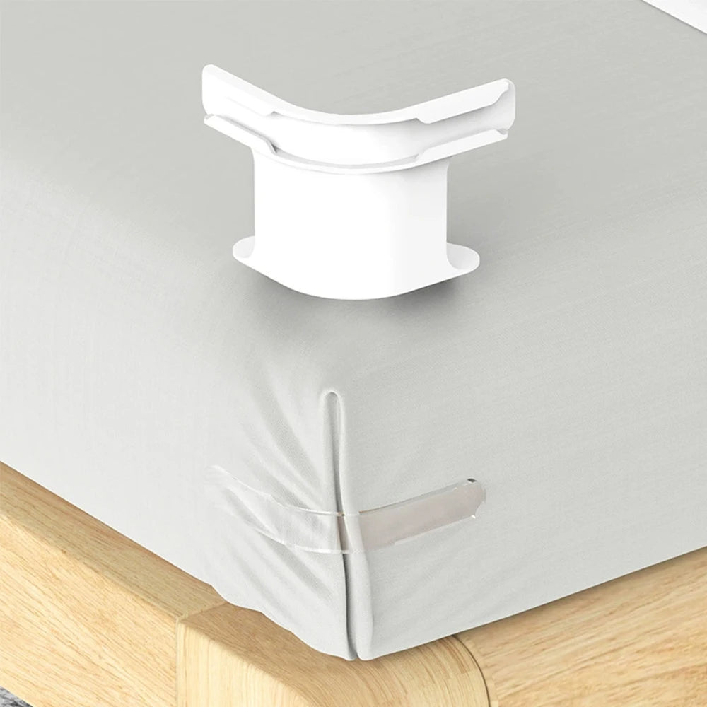 Bedsheet Corner Tightener Clips – Anti-Slip Secure Holders