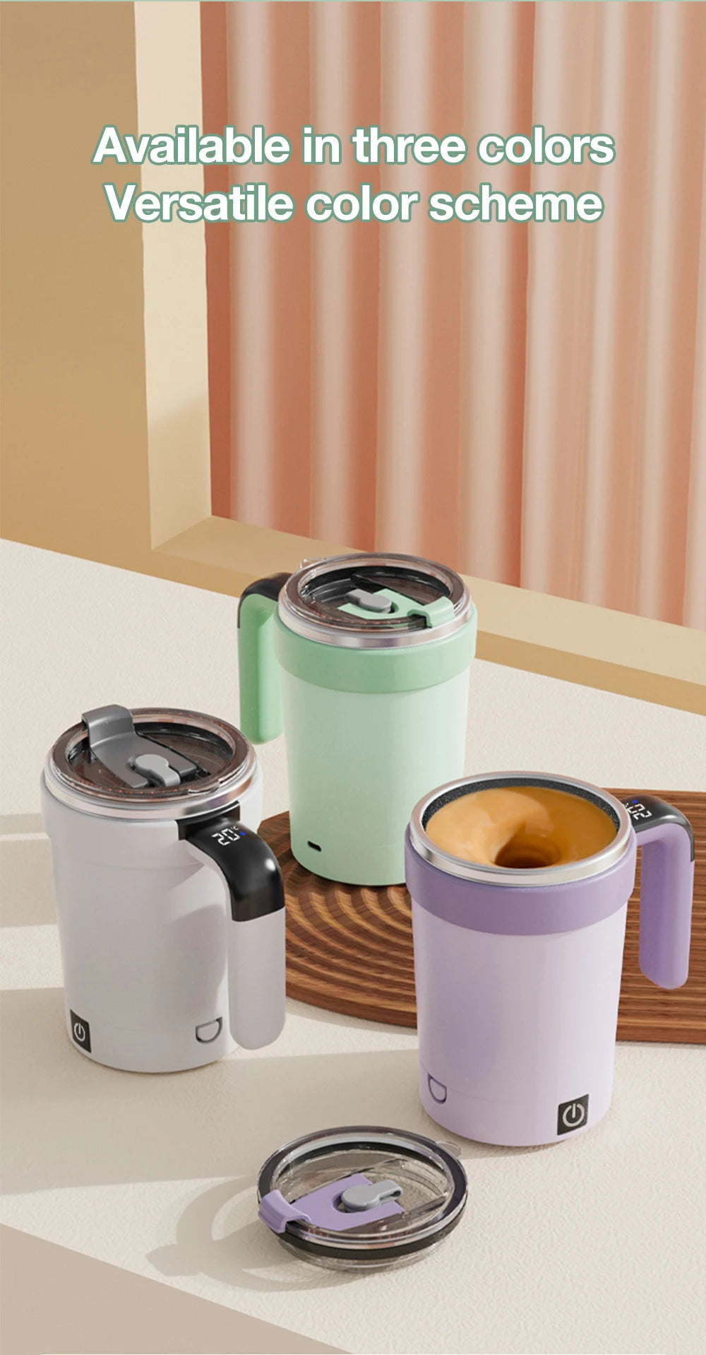 Automatic Self-Stirring Rechargeable Mug