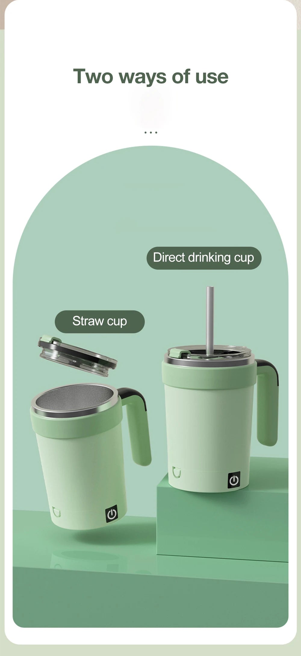 Automatic Self-Stirring Rechargeable Mug