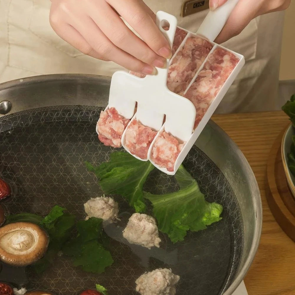 4-in-1 Rice & Meatball Mold – Quick Press Kitchen Maker