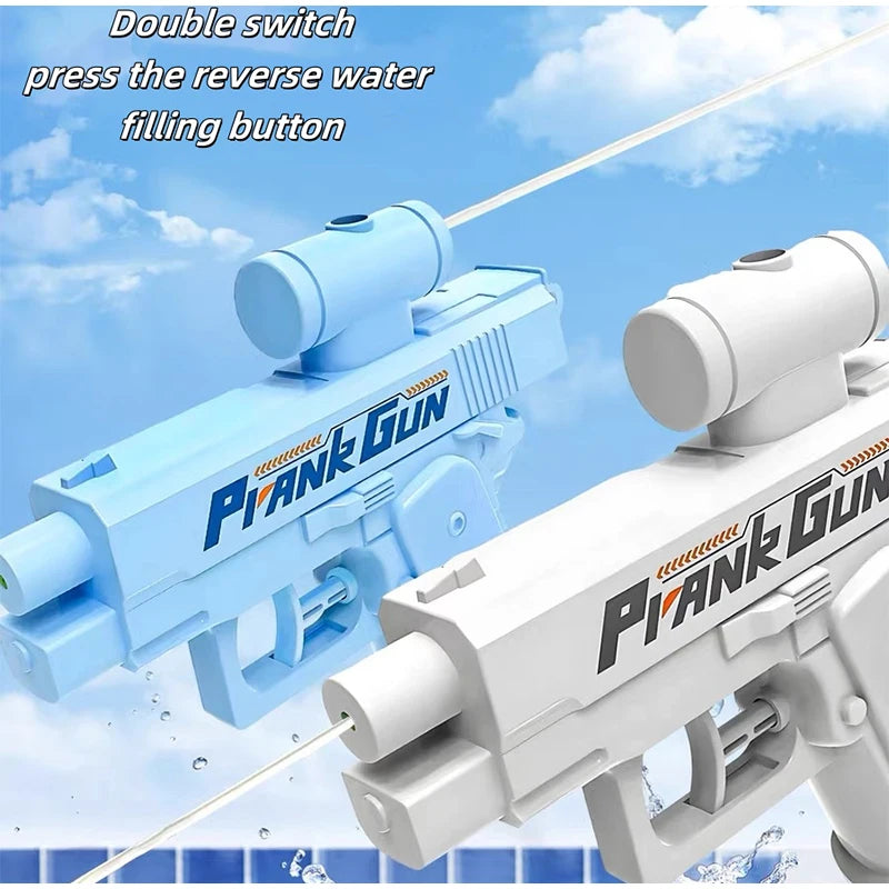Double-Sided Prank Water Gun – Reverse Spray Trick Blaster