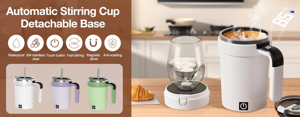 Automatic Self-Stirring Rechargeable Mug