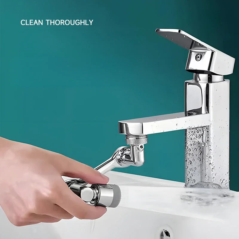 1080° Rotating Faucet Extender – Universal Splash-Free Aerator
